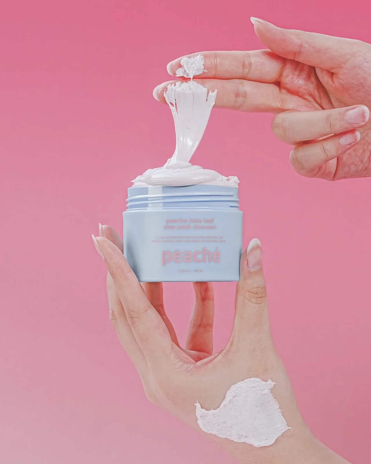 Peache clay cleanser product